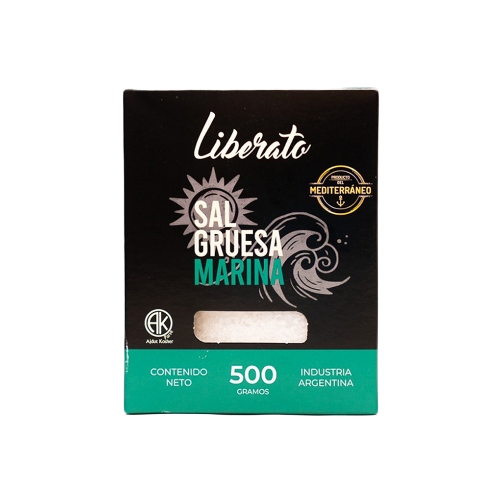 Sal marina gruesa Liberato x 500grs x 1u