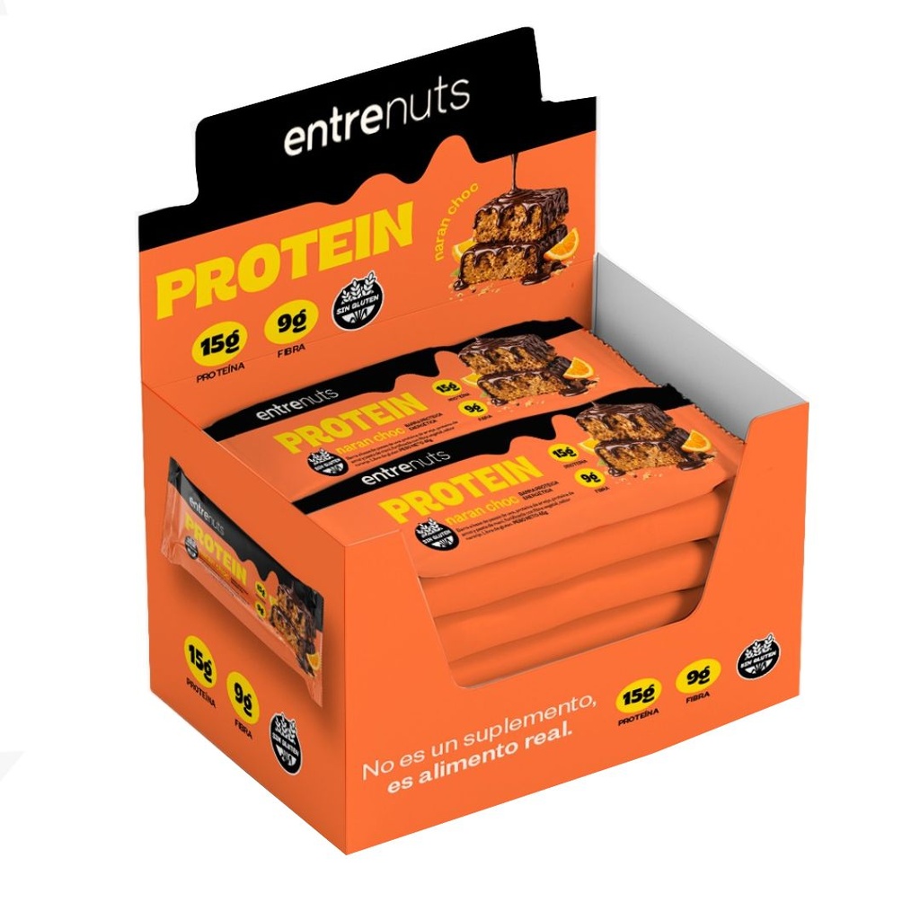 Barritas Proteicas Naranja-Chocolate x 46grs x 10u x 1 caja 