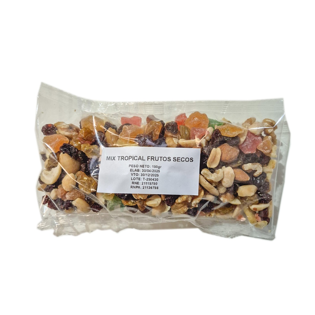 Mix tropical x 150grs x 1u