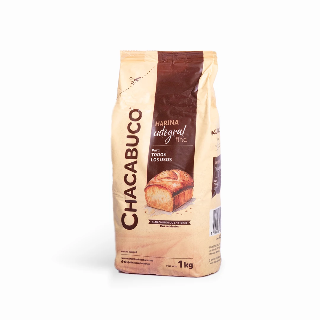 Harina Integral Fina x 1kg x 1u - Chacabuco