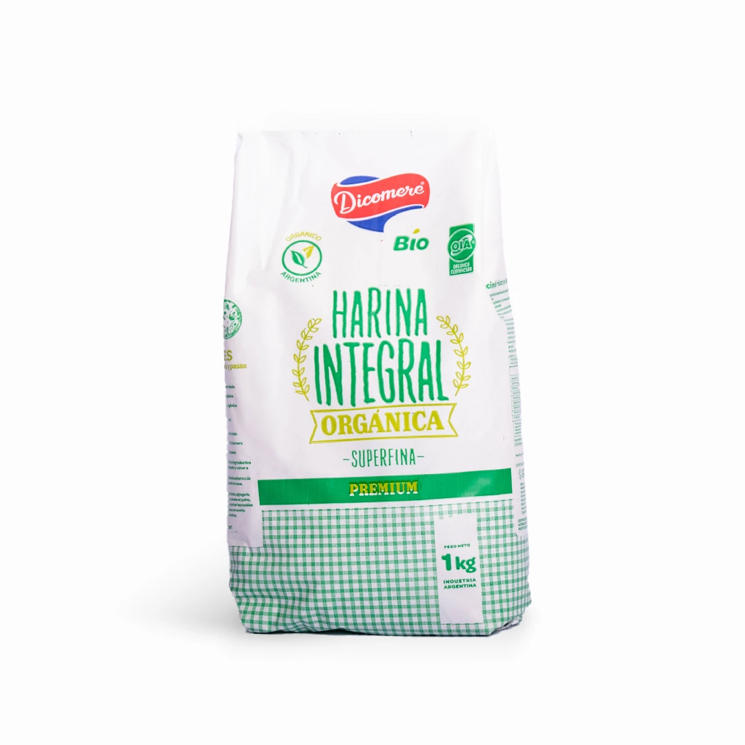 Harina organica integral dicomere x 1kg x 1u