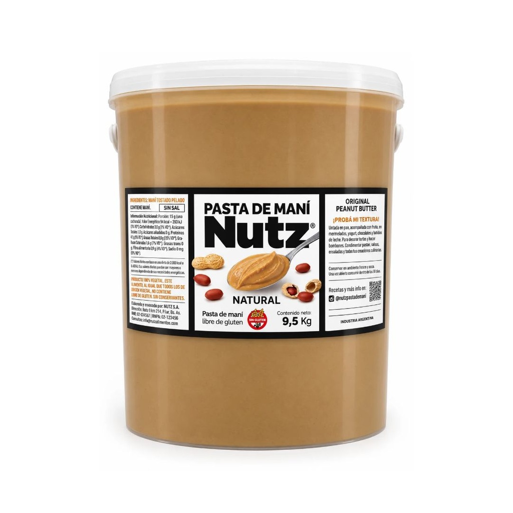 Pasta de Mani x 10 kg x 1u - Nutz