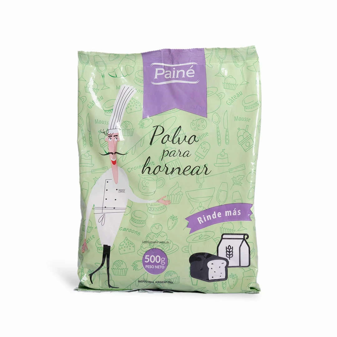 Polvo de hornear x 500grs x 1u