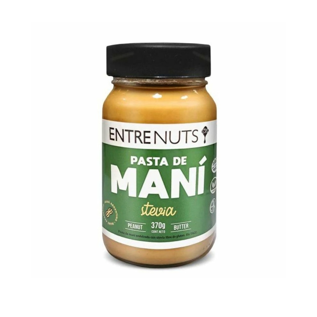 Pasta de mani Stevia Entrenuts x 370grs x 1u