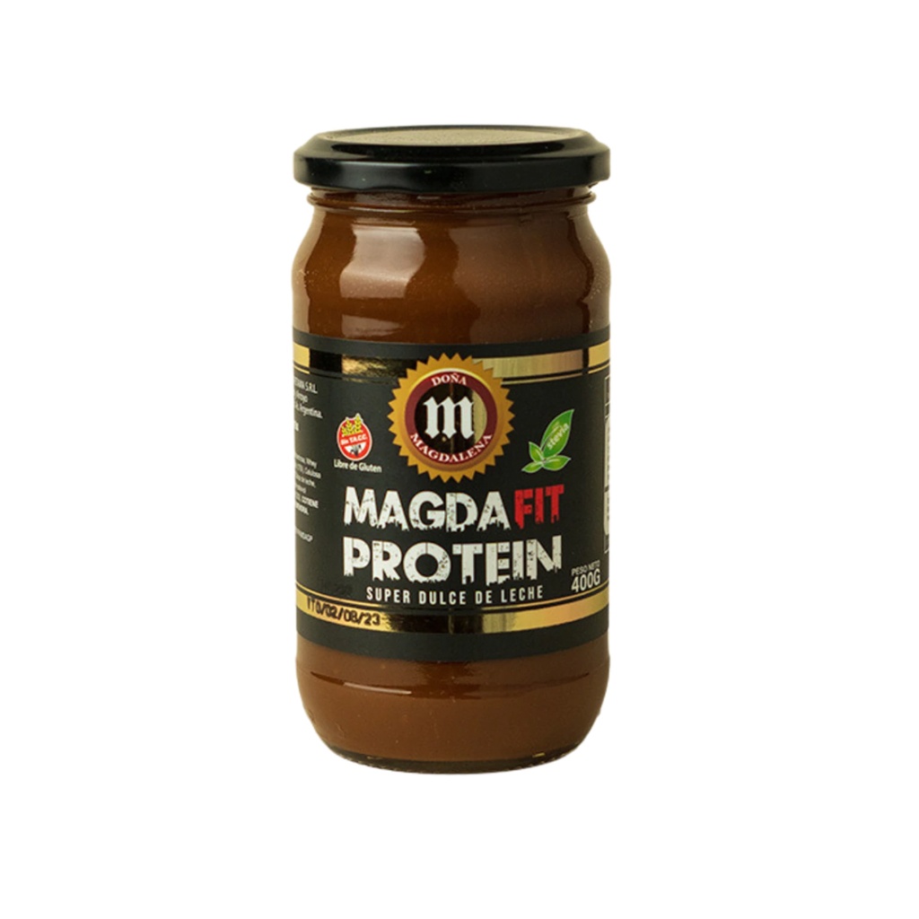 Dulce de leche sin azucar Magda Fit Protein x 400grs x 12u - Doña Magdalena