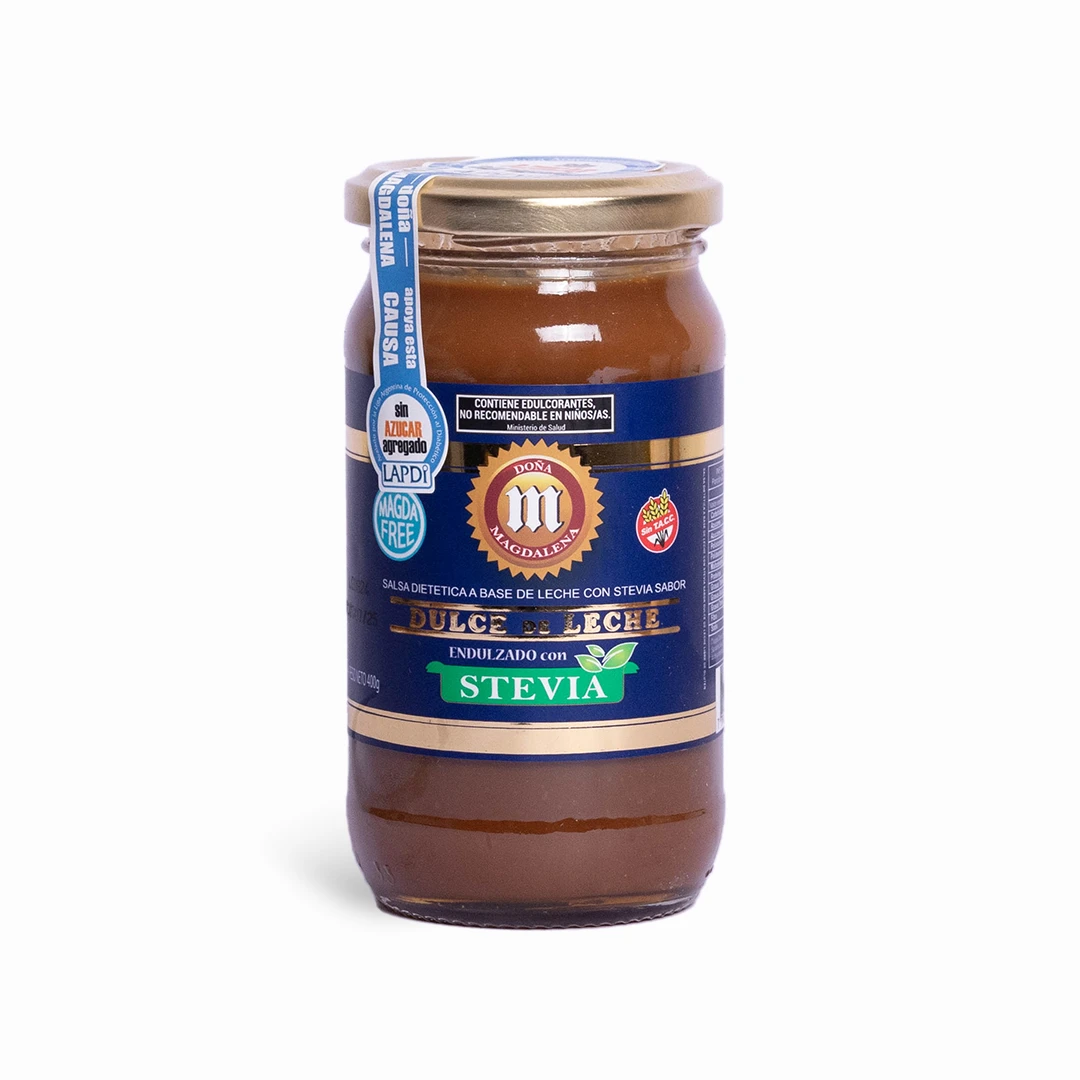 Dulce de leche sin azucar Stevia Doña Magdalena 400gr x 1u