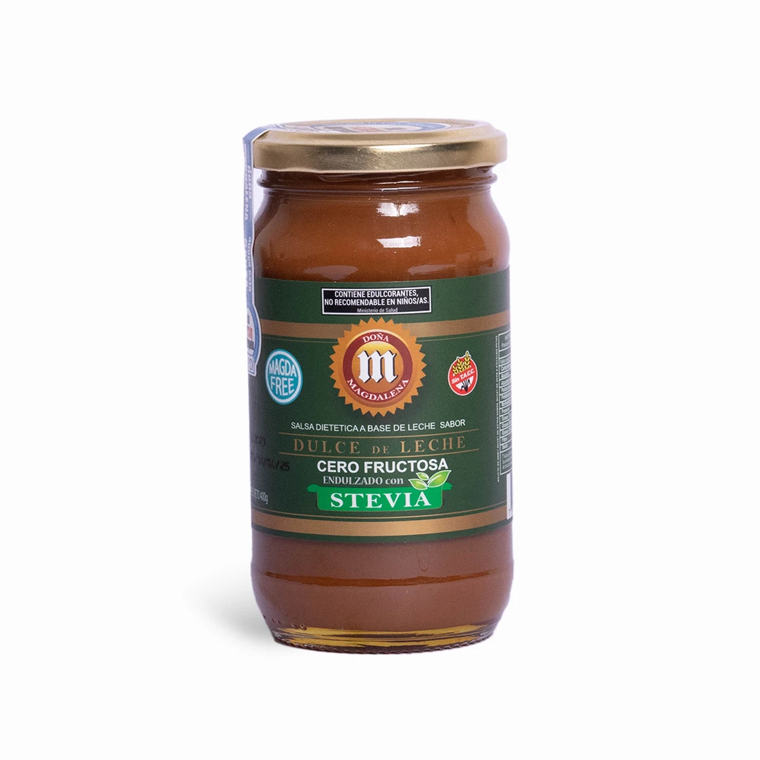 Dulce de leche sin fructuosa con stevia - Doña Magdalena 400gr x 12u