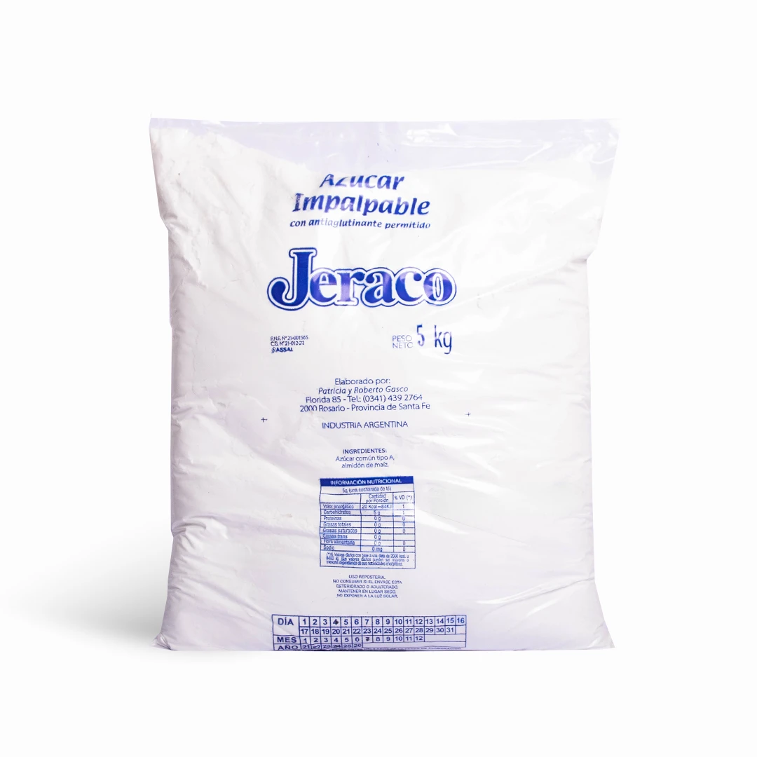 **2 Azucar Impalpable - Jeraco x 5kg
