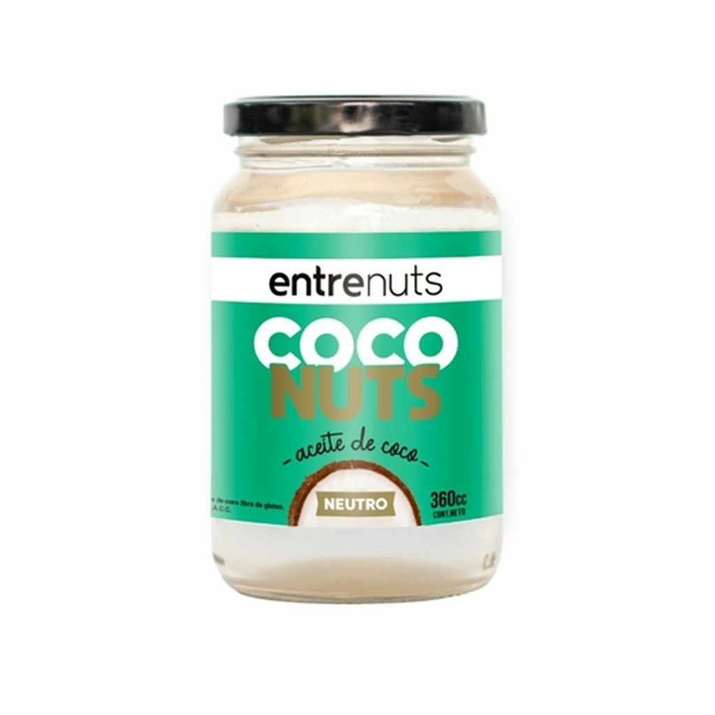 Aceite de coco Neutro Entrenuts x 360cc x 1u