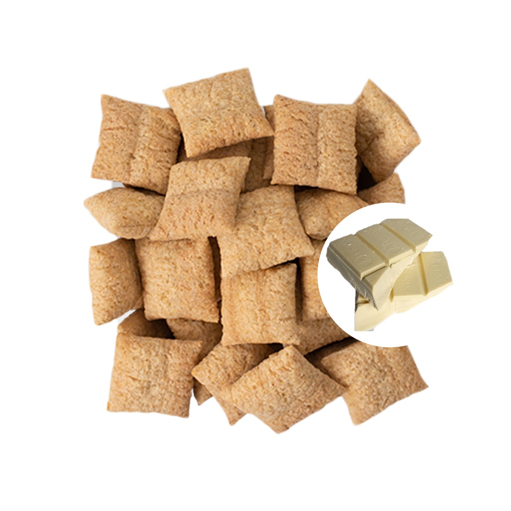 Almohaditas sabor Chocolate Blanco x 2,5Kg x 10u - Lasfor