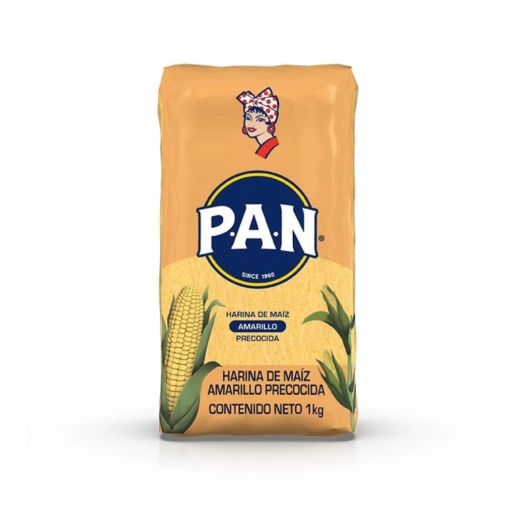 Harina de maiz amarillo PAN x 3kg