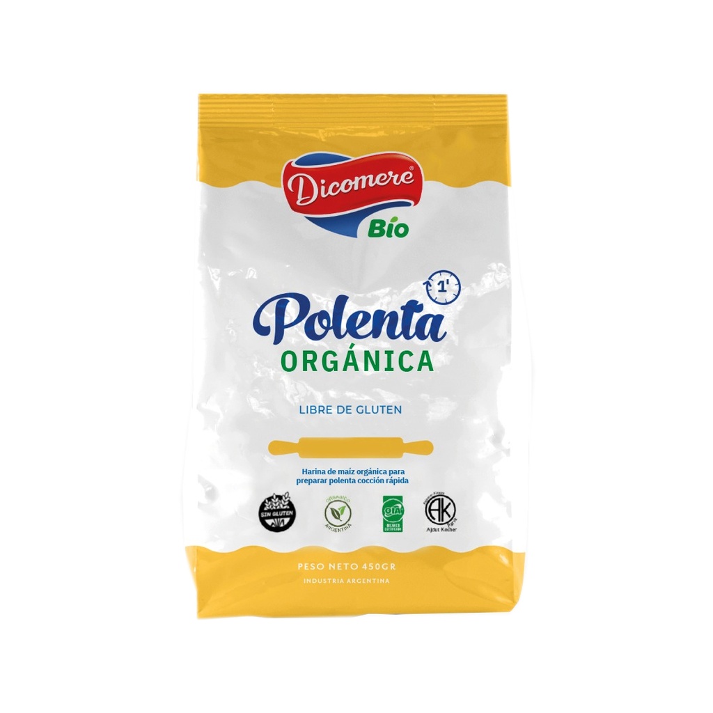 Polenta Coccion Rapida x 450grs x 12u - Dicomere