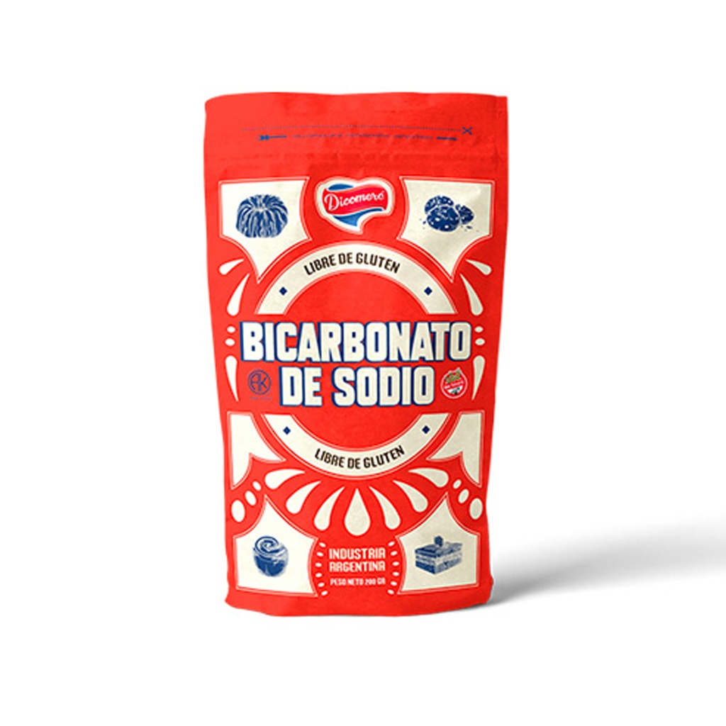 Bicarbonato de sodio x 200grs x 3u - Dicomere