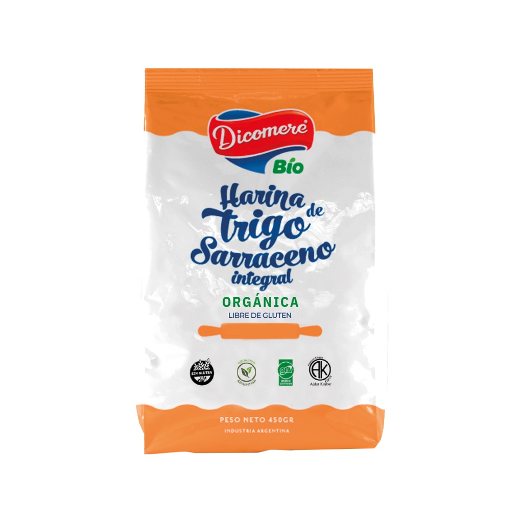 Harina de trigo sarraceno Dicomere x 450grs x 12u