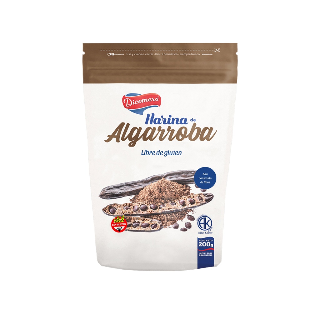 Harina de Algarroba - Dicomere x 200grs x 3u