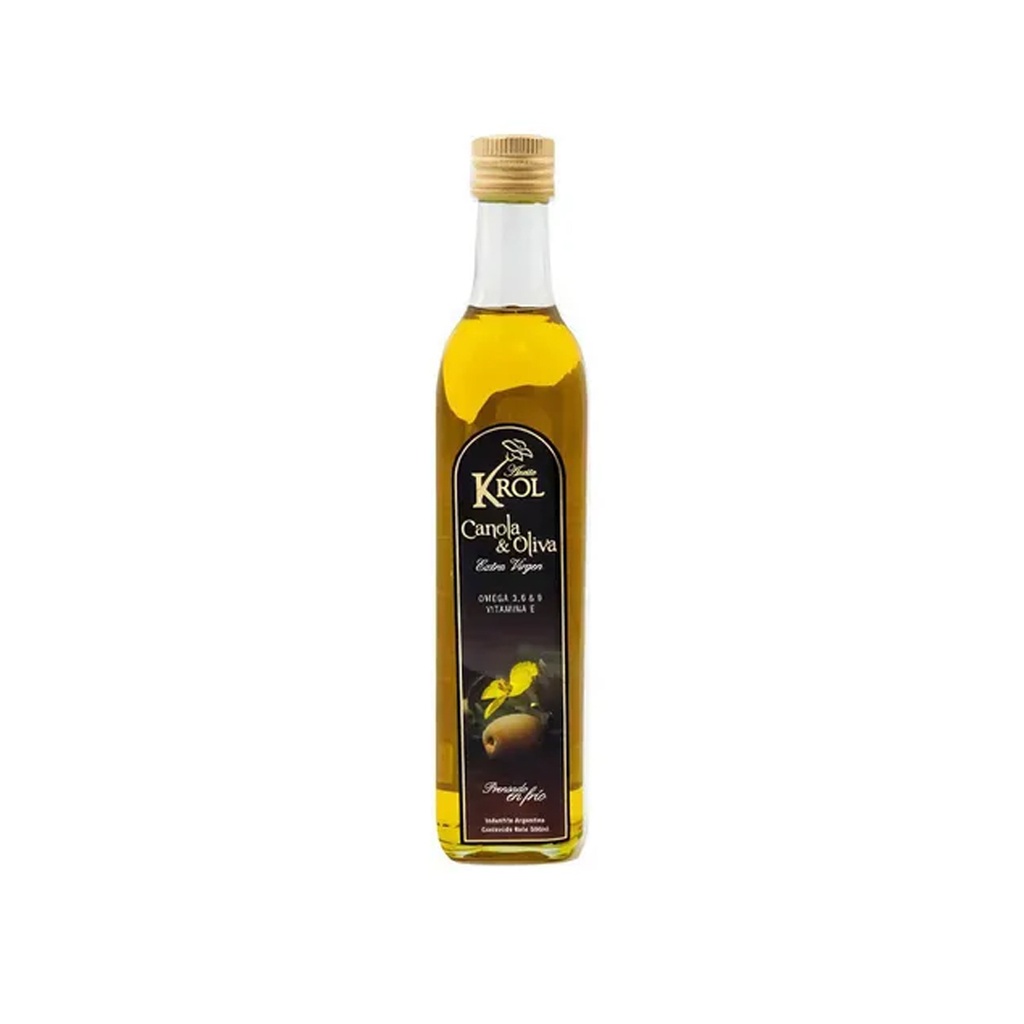 Aceite de Canola & Oliva - Krol x 500ml x 12u 