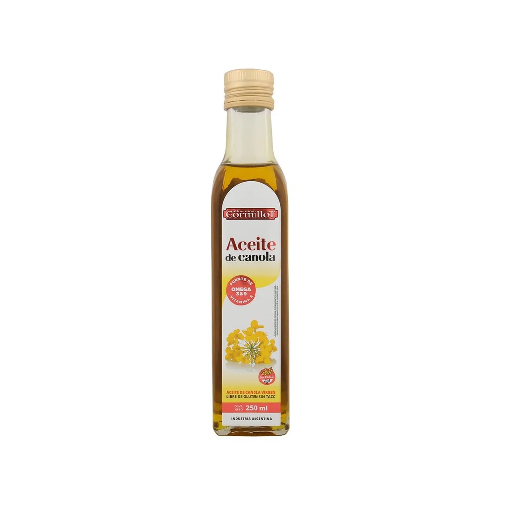Aceite de Canola - Cormillot x 250ml x 1u