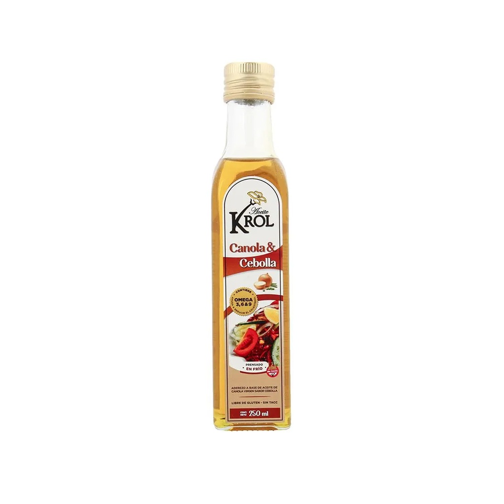 Aceite de Canola y Cebolla x 250ml x 1u - Krol