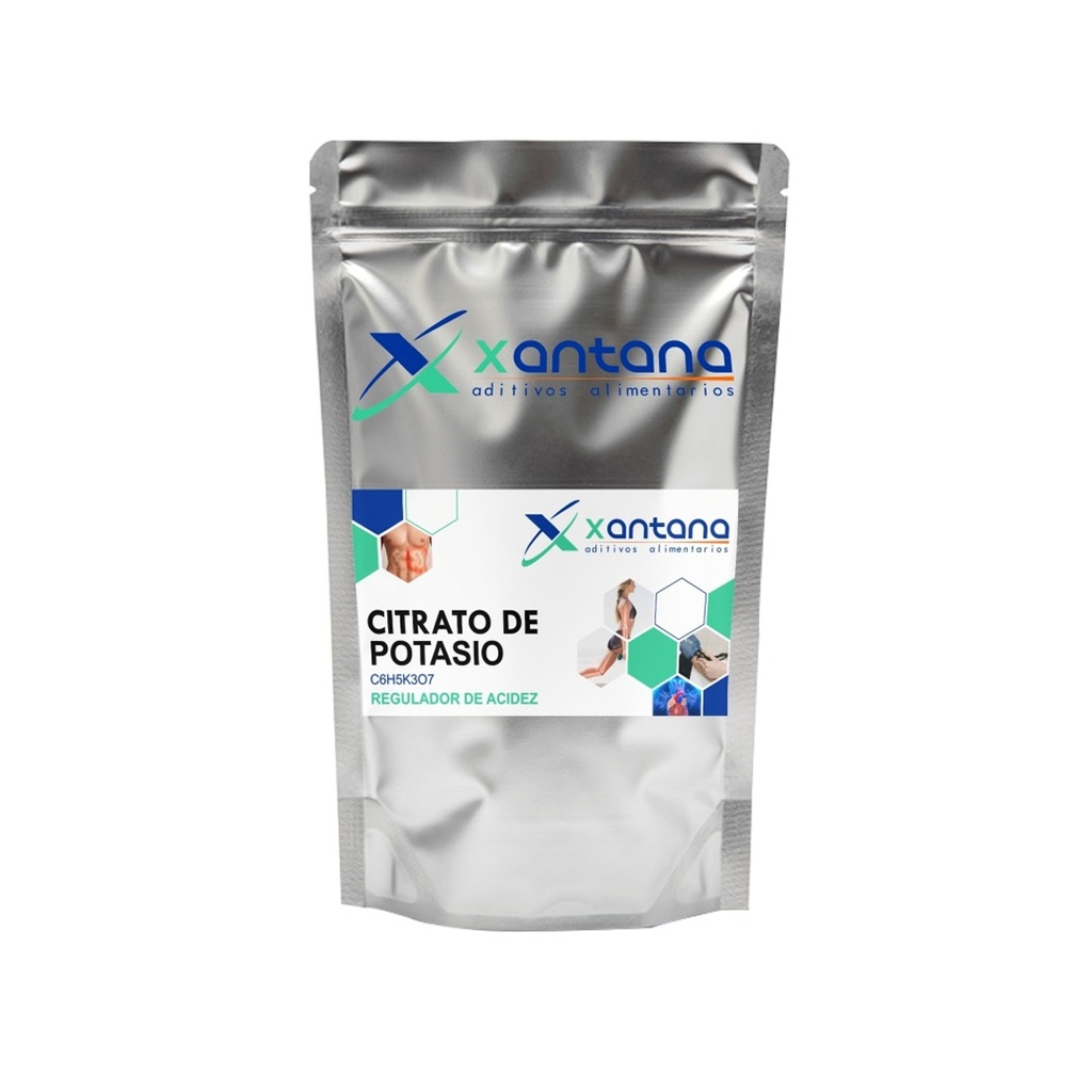 Citrato de potasio en polvo Xantana x 3kg 