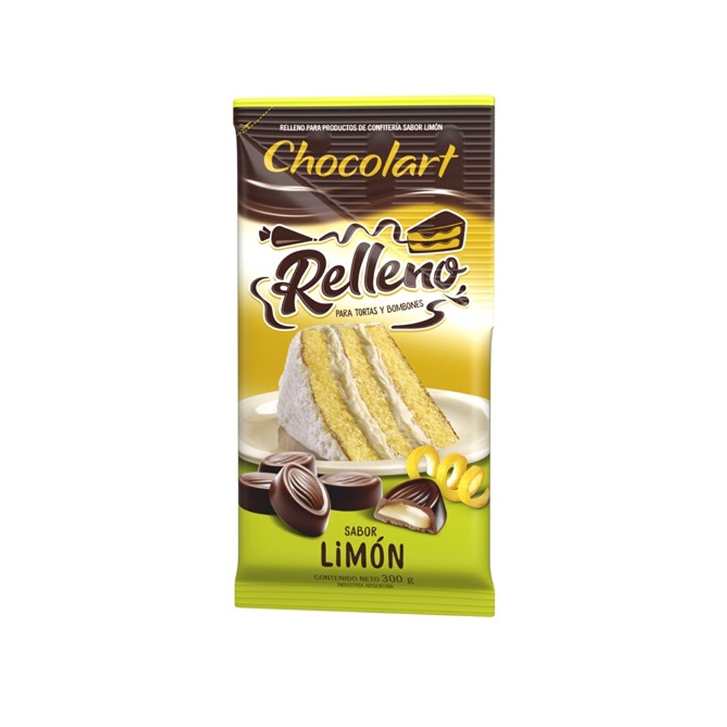 Relleno soft Limon - Chocolart x 300grs x 10u x 1 caja 