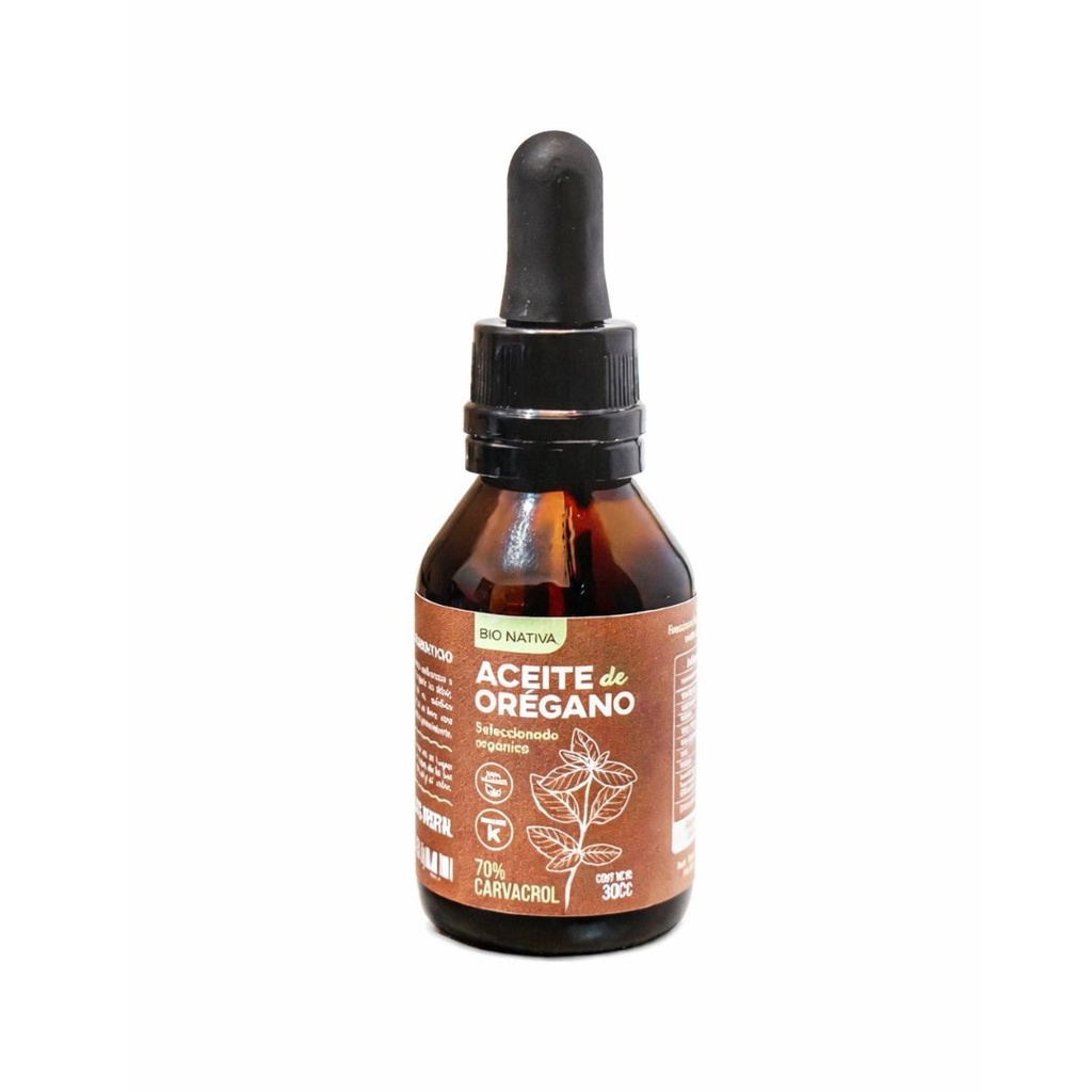 Aceite de Oregano x 30cc x 1u - Bio Nativa