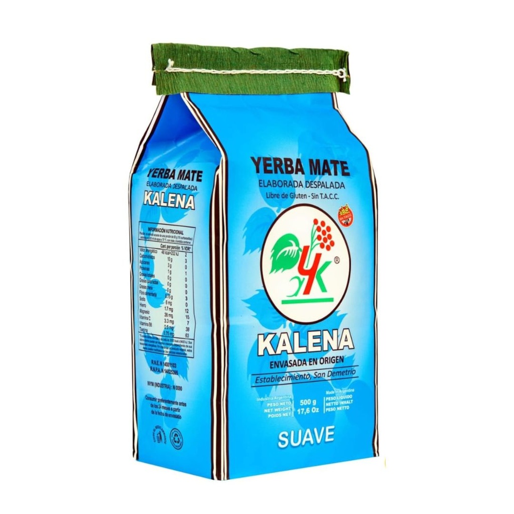Yerba Mate sin palo - Kalena x 500grs x 1u