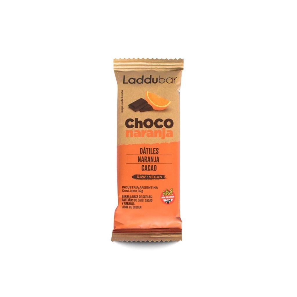 Barritas Choco Naranja - Laddubar x 30grs x 12u
