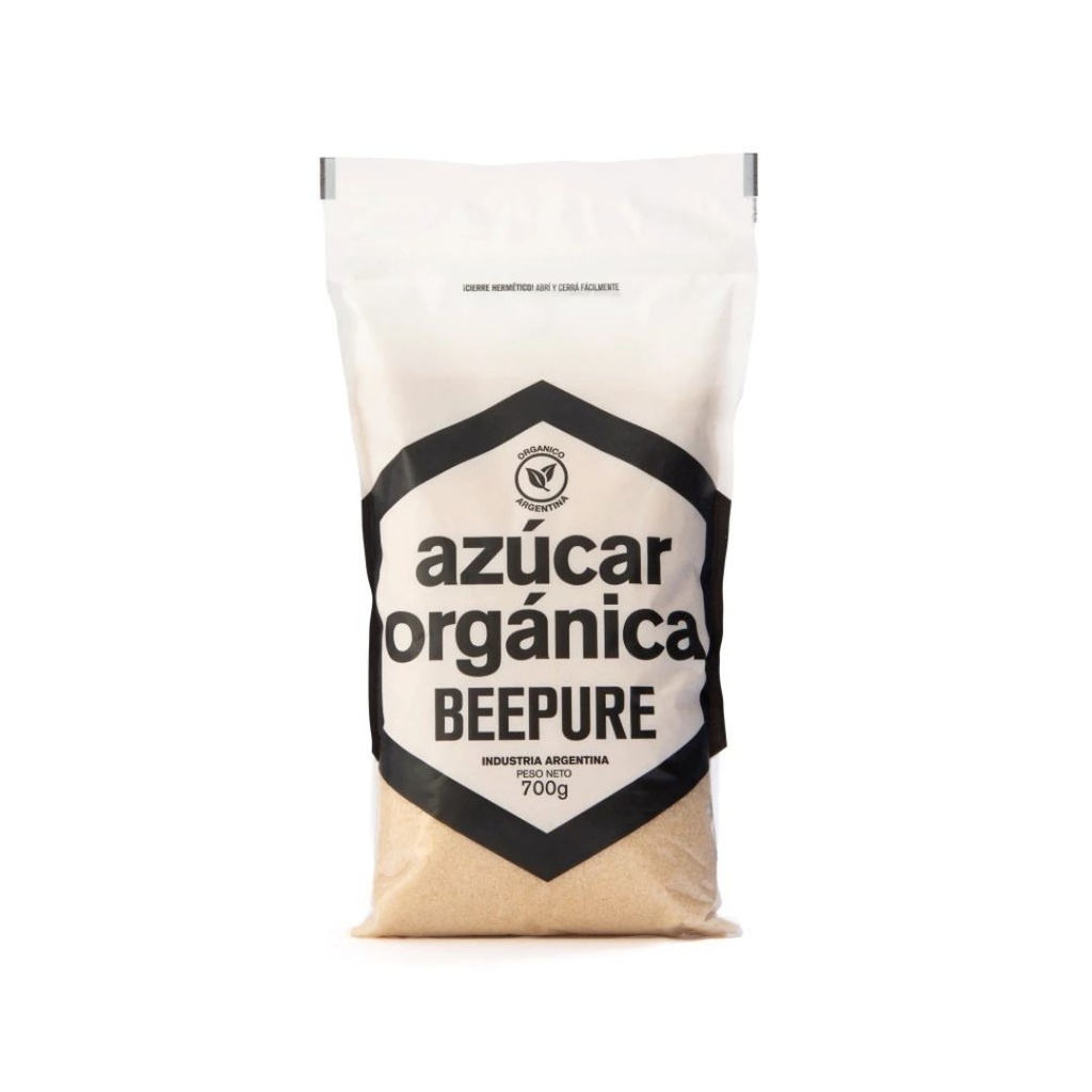 Azucar Rubia Organica x 700grs x 12u - Beepure