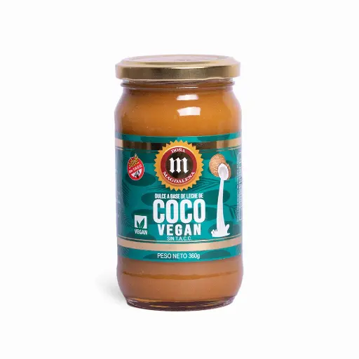 [DPDDLCV40012] Dulce de Coco Vegano con azucar - Doña Magdalena  x 400grs x 12u
