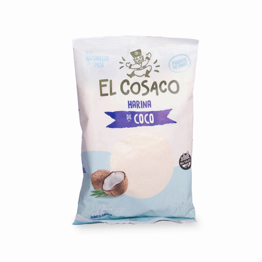 [LECOPECBS001] Harina de coco en polvo El Cosaco x 200grs x 1u