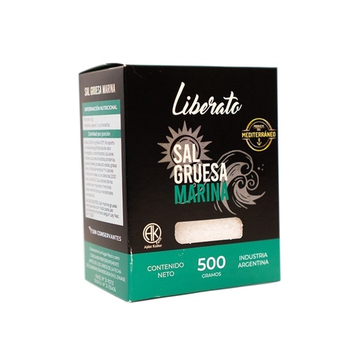 [SASMGCJ500001] Sal marina gruesa Liberato x 500grs x 1u