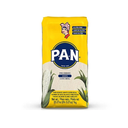 [HAHMBPBS001] Harina de Maiz Blanco x 1kg x 1un - Pan