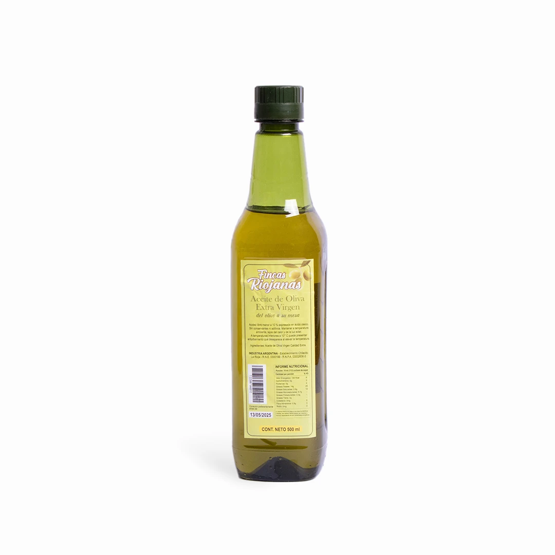 [AYAOFRBT50012] Aceite de Oliva Extra Virgen 500ml x 12u - Fincas Riojanas (PET) 