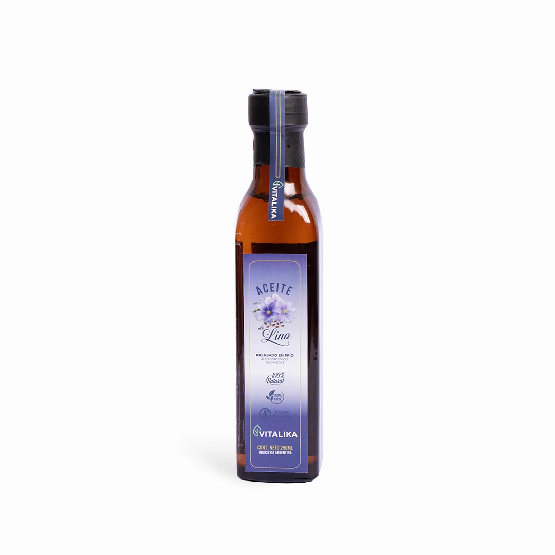 [AYAALVBT25016] Aceite de lino prensado en frio x 250cc x 16u - Vitalika