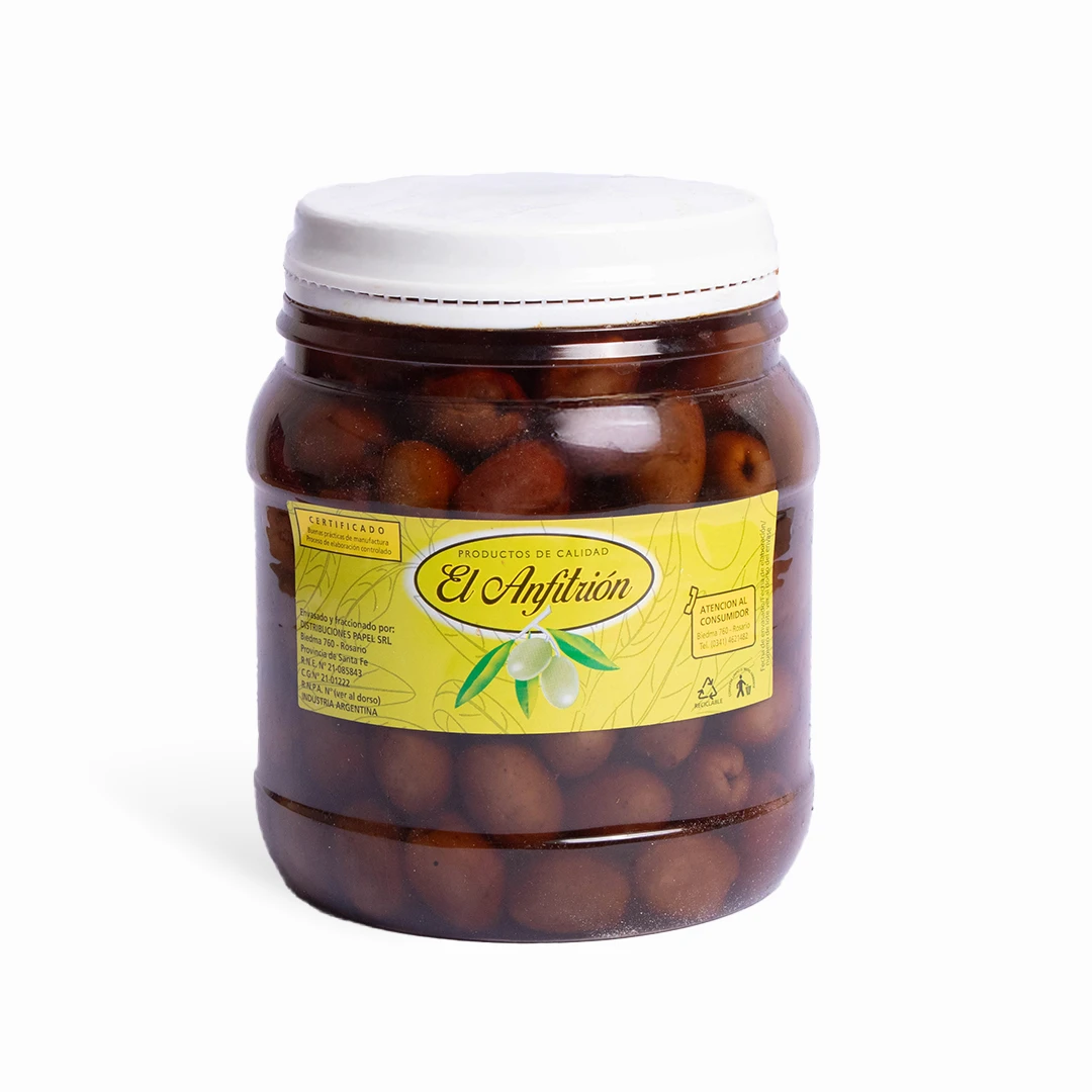 [ACENAPO009001] Aceitunas Negras enteras 0 x 900grs x 1u - El Anfitrion