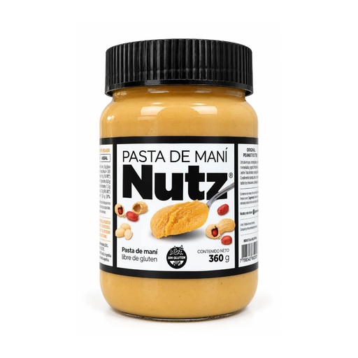 [DPPMN3801] Pasta de Mani x 360grs x 1u - Nutz