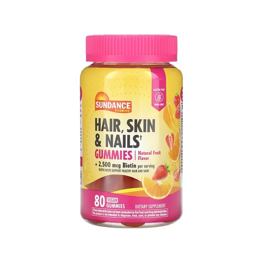 [SUHSNGS001] Hair,Skin & Nails Gummies x 80 Gum x 1u - Sundance