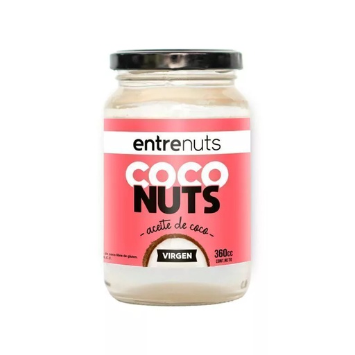 [AYACVE360001] Aceite de Coco Virgen x 360cc x 1u - Entrenuts