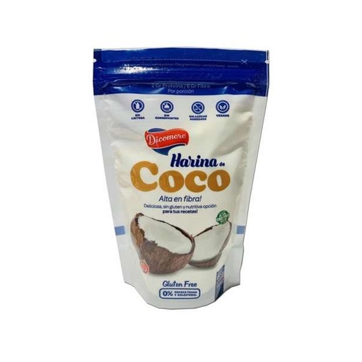 [HAHRCODBS012] Harina de Coco en polvo x 200grs x 12u - Dicomere
