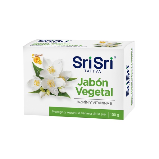 [CSJAJYVCJ10001] Jabon Jazmin y vitamina E - Sri Sri 100g x 1u