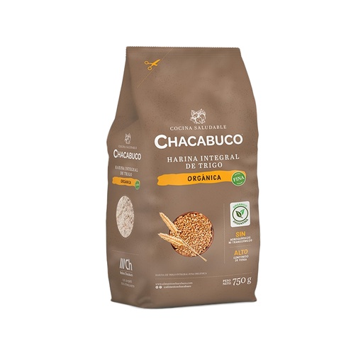 [HAHIOFCBS001] Harina Integral organica fina - Chacabuco x 750grs x 1u 