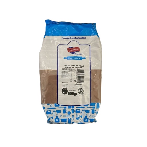 [HACACADPQ50006] Cacao amargo en polvo x 500grs x 6u - Dicomere