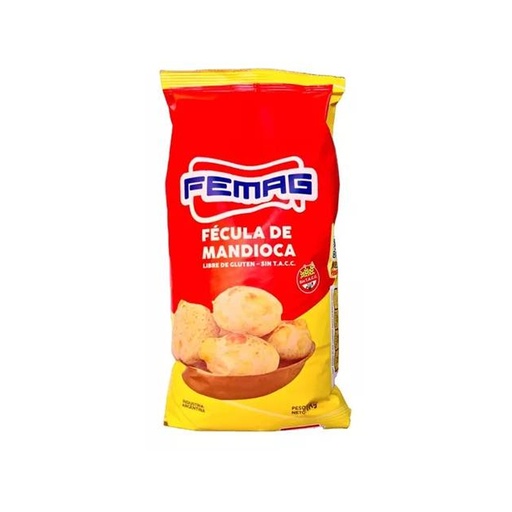 [HAFEMPQ001] Fecula de mandioca Femag x 1kg x 1u