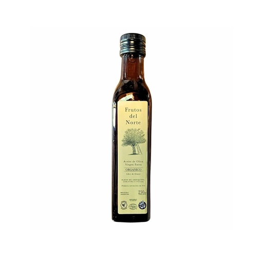 [AYAAOEFN25001] Aceite de oliva extra virgen organico x 250ml x 1u - Frutos del Norte