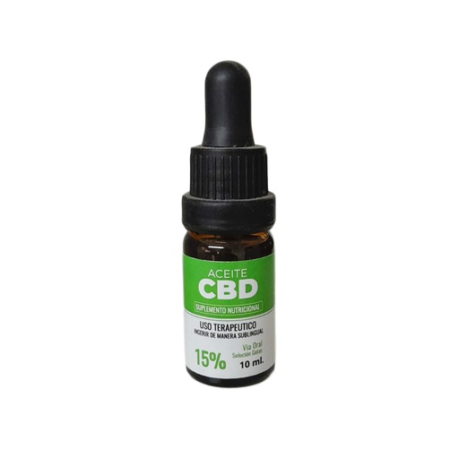 [CSACAN15BT03] Aceite de Cannabis Chile 10ml 15% x 3u 