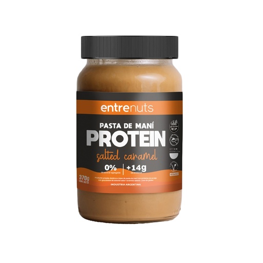 [DPPMPSCEN37003] Pasta de mani Proteica Entrenuts salted caramel x 370grs x 3u 