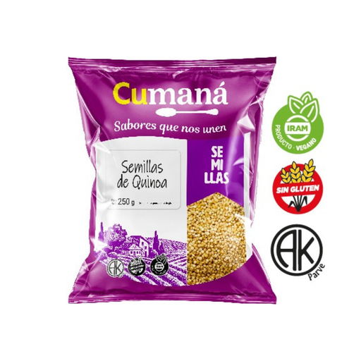 [SEQUICUPT25001] Semillas de Quinoa x 250grs x 1u - Cumana