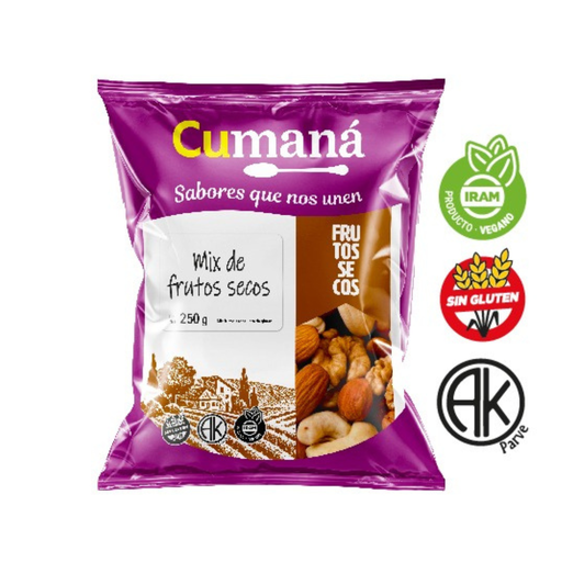 [FSMXCPCUPQ25001] Mix de Frutos Secos con Pasas x 250grs x 1u - Cumana