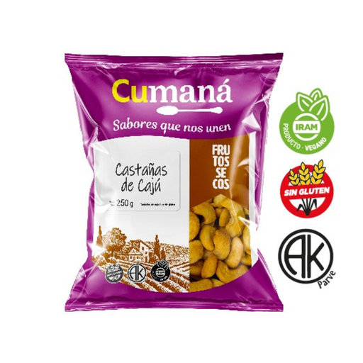 [FSCASCUVPQ25003] Castañas de Caju Vietnam - Cumana x 250grs x 3u