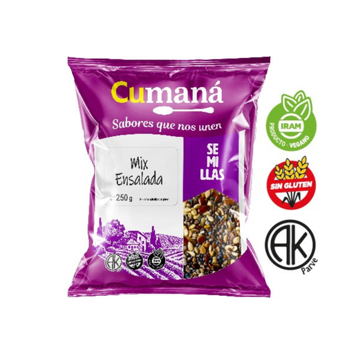 [SEMXSENSCUPQ25001] Mix de Semillas para Ensalada x 250grs x 1u - Cumana